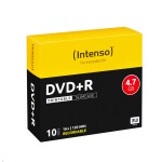 Intenso DVD+R 4,7GB, 16x Speed, Printable  DVD Slim Case 10